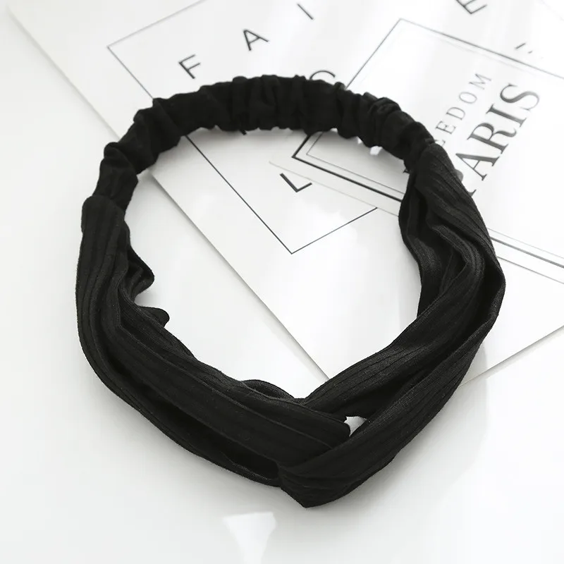 Women Velvet Twist Headband Female Striped Hair Clips Scrunchy Hairband Turban Bandana Head Bandagehaar hair accessoires |