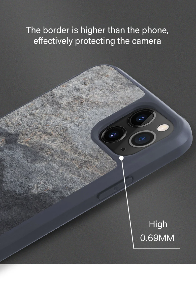 Настоящий камень чехол для телефона для iphone 11 Карбон все включено iphone 11 pro max X XS max камень чехол для телефона текстура уникальный