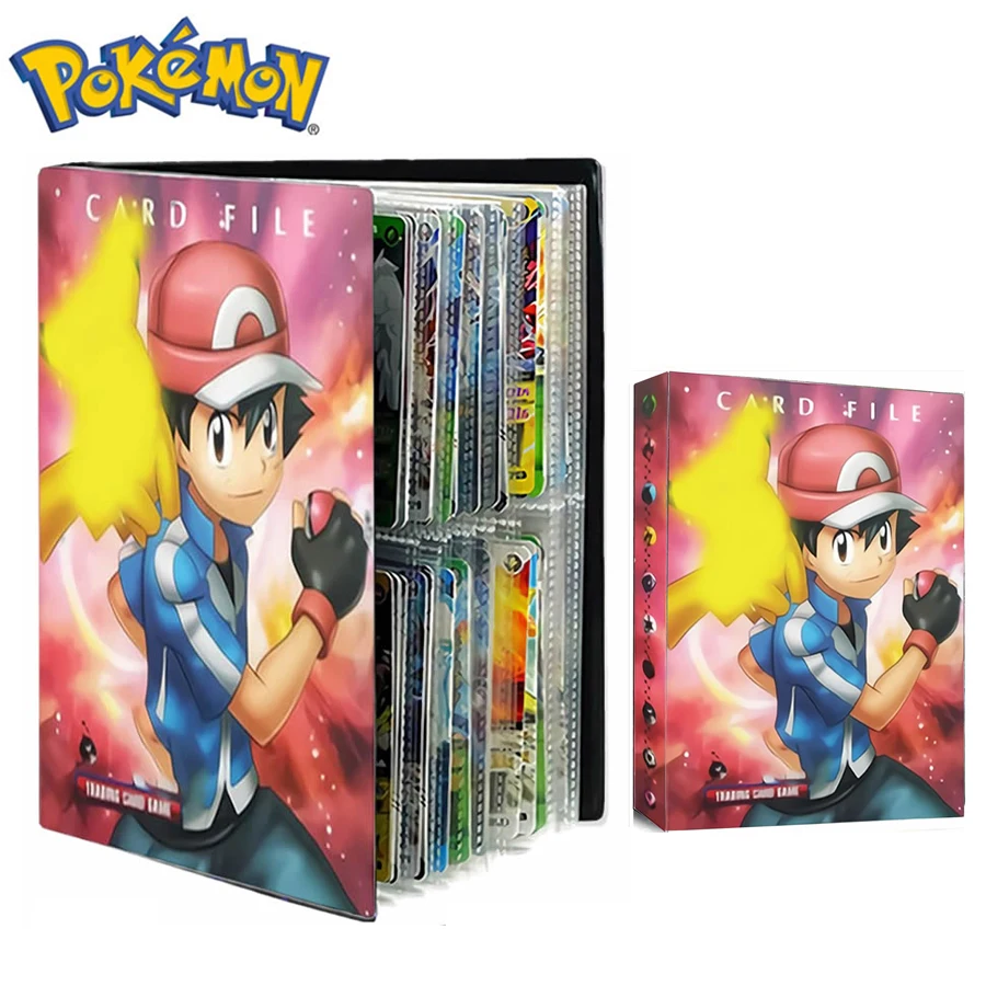 

4 Pocket 240 Card Pokemon Album Card Livre Pokémon Trading Card Binder Game GX Cards Collector's Folder Book Holder Toy For kids