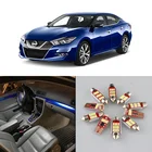 Белый цвет, внутренняя лампа для чтения, комплект для 2000 2001 2002 2003-2015 2016 2017 Nissan Altima Maxima, купольная лампа для багажника