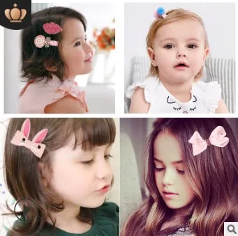 12 компл./лот 18 шт./компл. DIY многофункциональное ткани дети заколки для волос