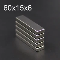 12510pcs 60x15x6 neodymium magnet 60mm x 15mm x6mm n35 ndfeb block super powerful strong permanent magnetic imanes