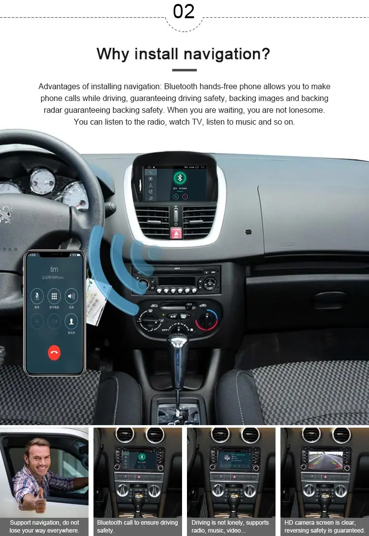 JDASTON Android 10,0 автомобильный dvd-плеер для peugeot 207 2007- 1 Din Автомобильный Радио gps навигация WiFi DAB+ Canbus видео Bluetooth
