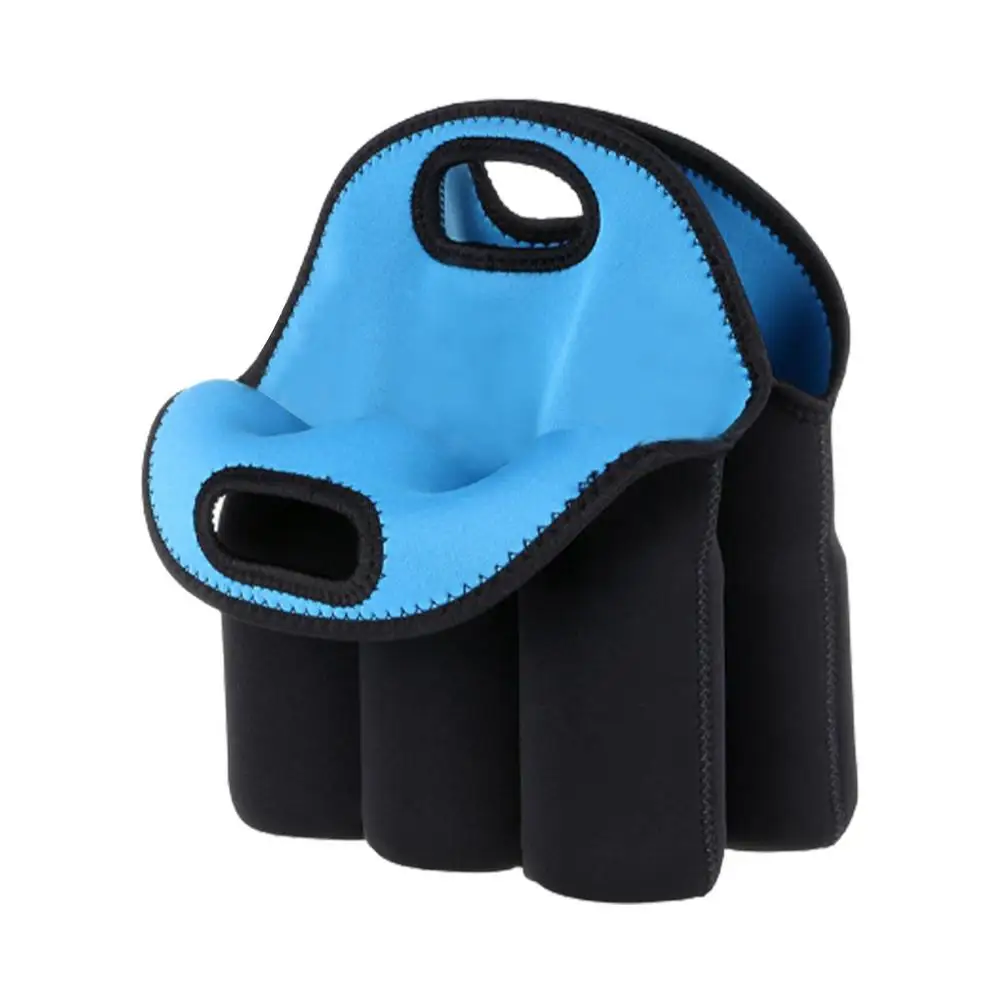 

Переноска для винных бутылок, Портативная сумка-холодильник для вечерние на ходу, переноска для бутылок с водой и шампанским, переноска для ...