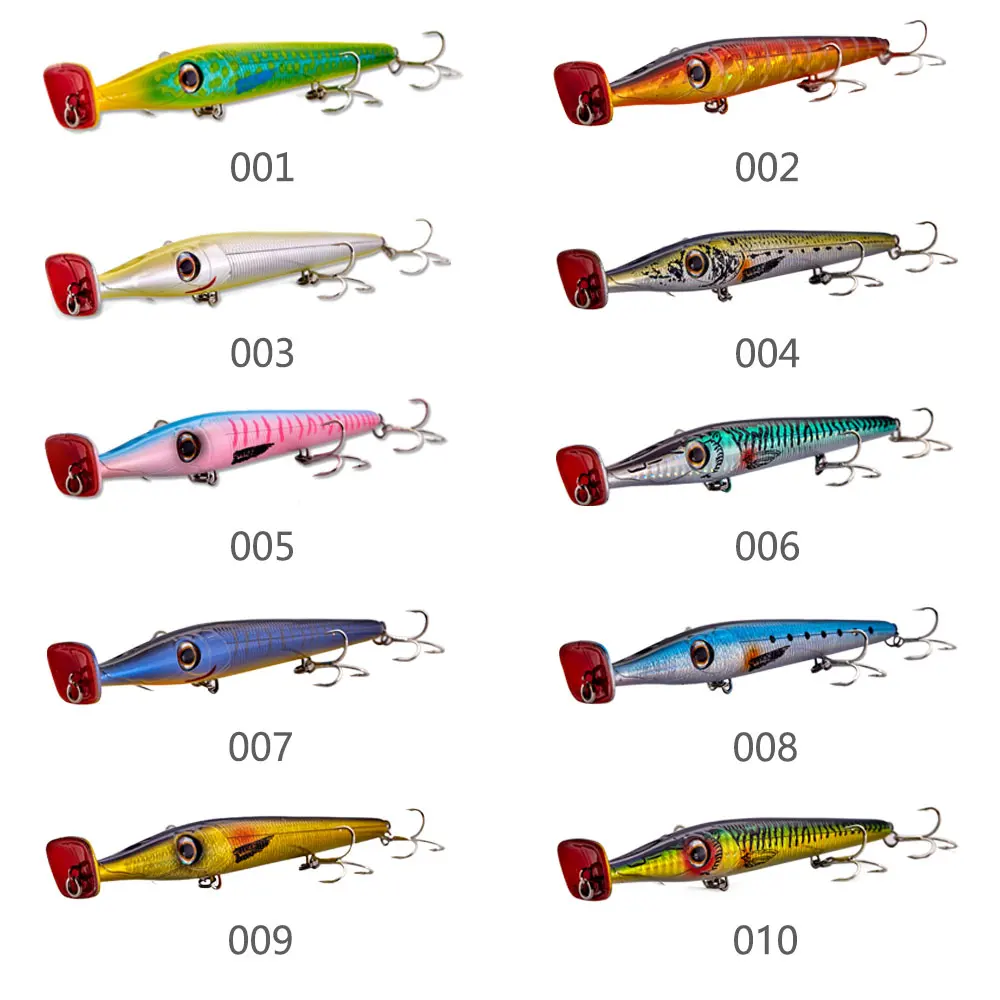Hunthouse новые Поппер приманки 150 мм 20 г Garfish длинные литые карандаши Плавающие для