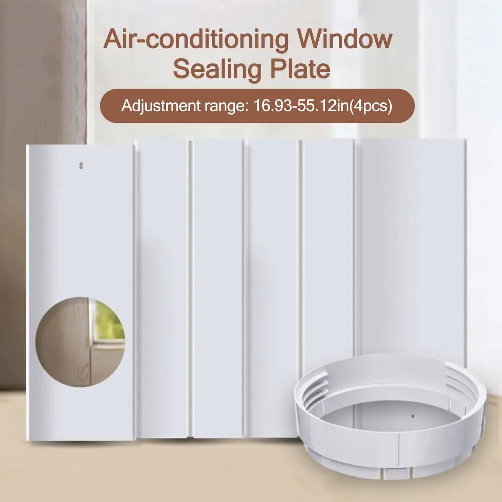 

Portable Air Conditioner Window Air Lock Vent Seal Plate Window Sliding Door Sealing Kit Air Conditioners Air-Conditioning Units