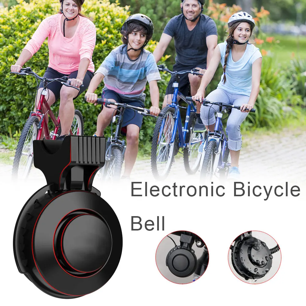 

Bike Bell Speaker USB Recharged Mini Electric Bike Horn Electric Waterproof 130db Electronic Bell Bicycle Accessories