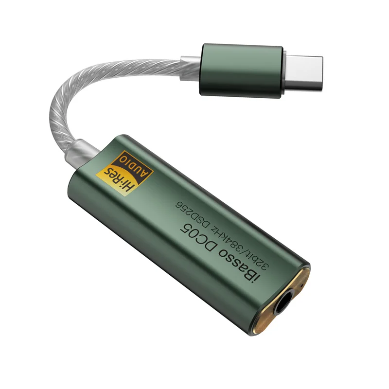 Декодирующий усилитель iBasso DC05 с USB Type C на 3 5 мм для телефонов Android гарнитура без