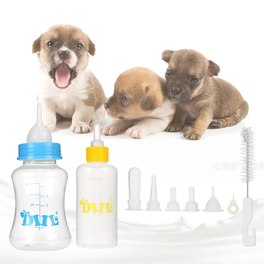 60 мл/150 мл набор бутылочек для кормления щенка котенка собаки кошки кормящих вода