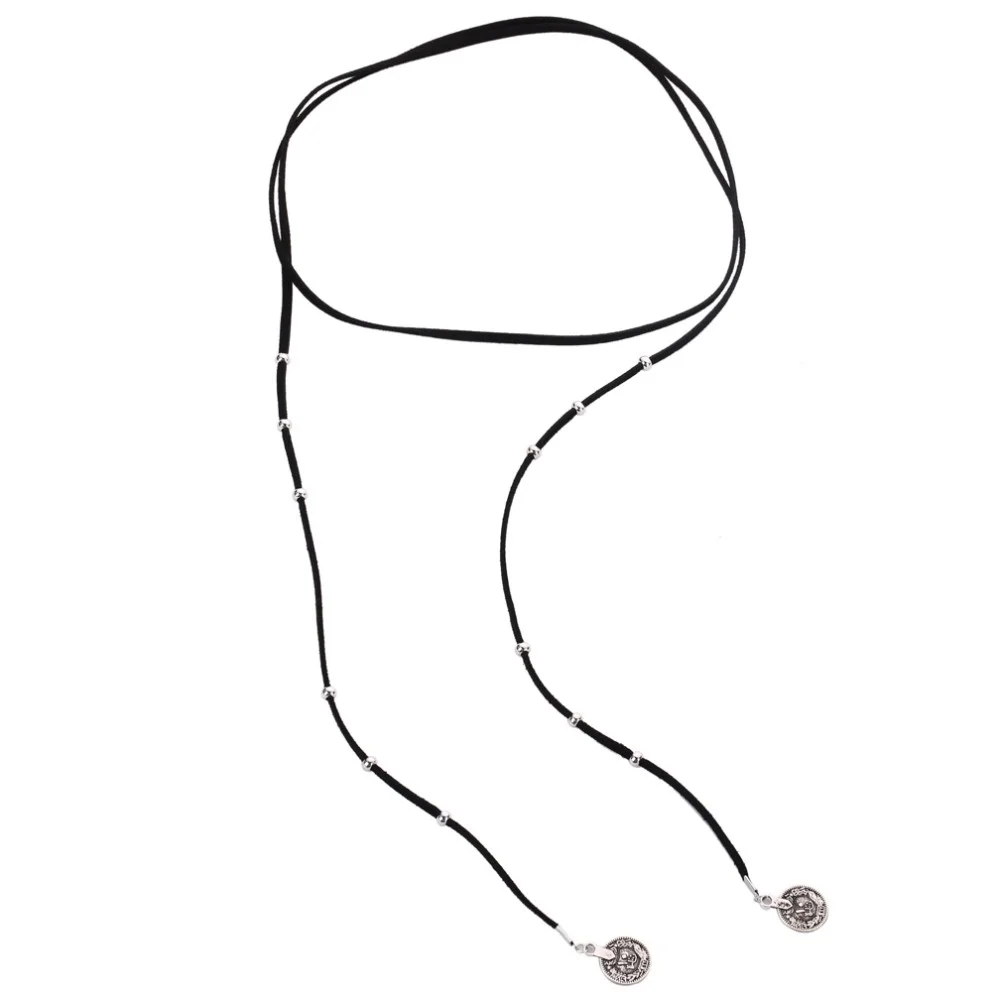 Модное ожерелье Чокеры женские ожерелья и подвески чокер длинный кожаный шейный