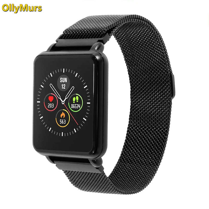 2019 полностью умные часы с сенсорным экраном IP68 Водонепроницаемые Bluetooth