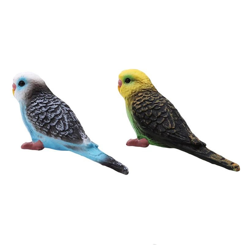 

Plastic Bird Model Animal Wildlife Statue Simulation Parrot Exquisite Gift Vivid Figurine Artificial Home Decor