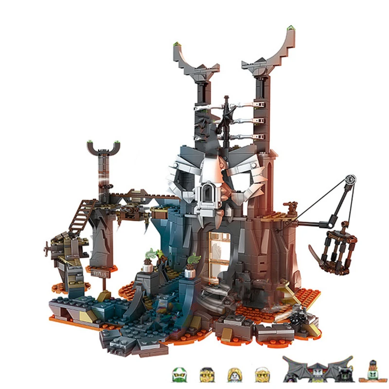 

New 2020 Series Skull Sorcerer Dungeon Cole Season 12-14 Building Blocks With Figuers Classic Model 71722 Sets Bricks DIY Toys