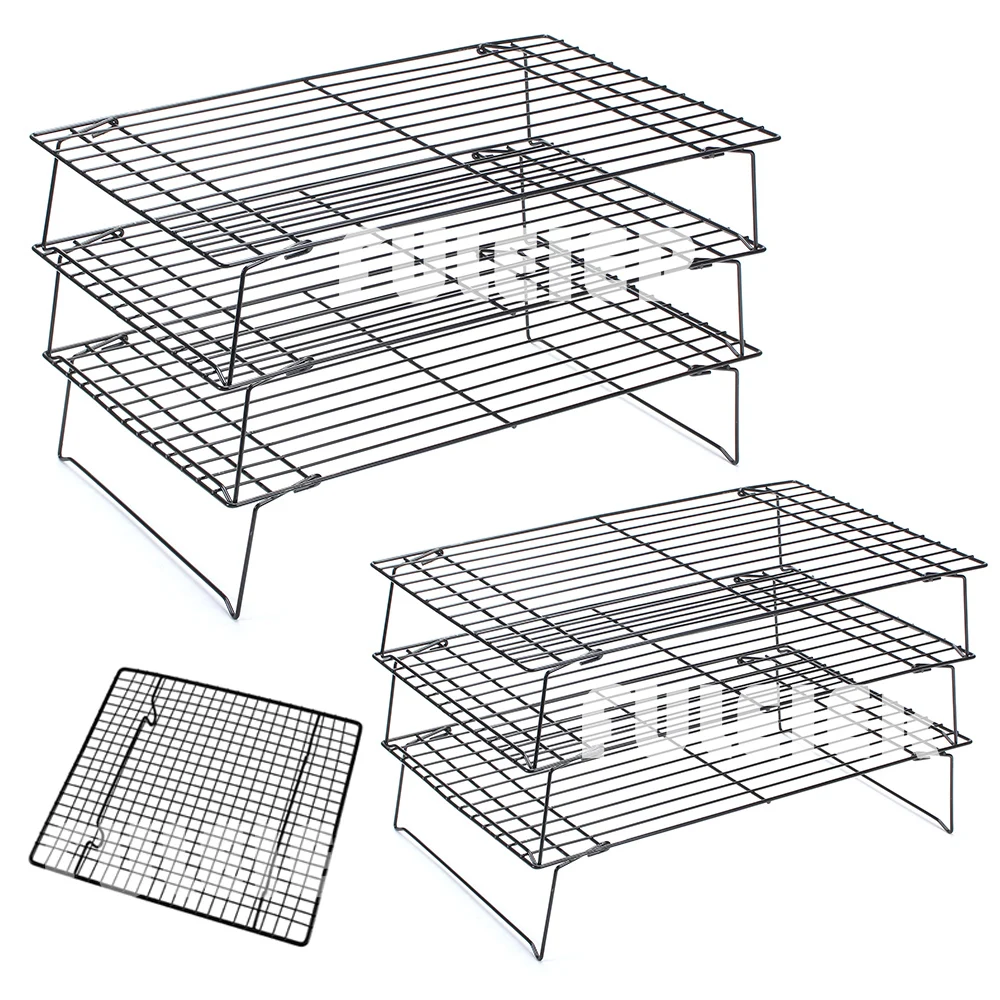 4 стиля многослойная металлическая охлаждающая стойка для печенья кексов и