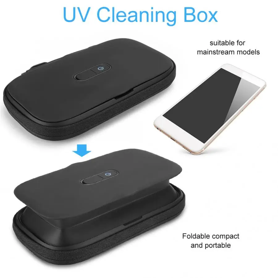 

Multi-Functional UV Box Household Portable UV Box for Phone Earphone Car Keys Ultraviolet Disinfection And Sterilization Package
