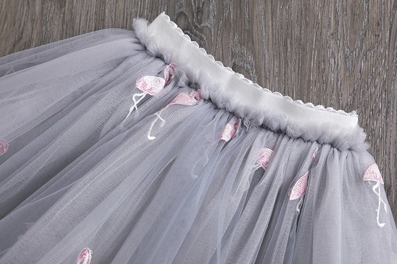 Платья принцесс с рисунком фламинго для девочек вечерние платья-пачки героями