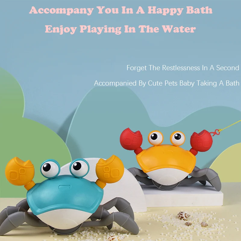 Игрушки для ванной Краб Заводной воды классические детские игрушки Ванна