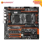 Материнская плата HUANANZHI X99 F8D X99, Intel Dual CPU X99 LGA 2011-3 E5 V3 DDR4 RECC 256 ГБ M.2 NVME NGFF USB3.0 E-ATX сервер