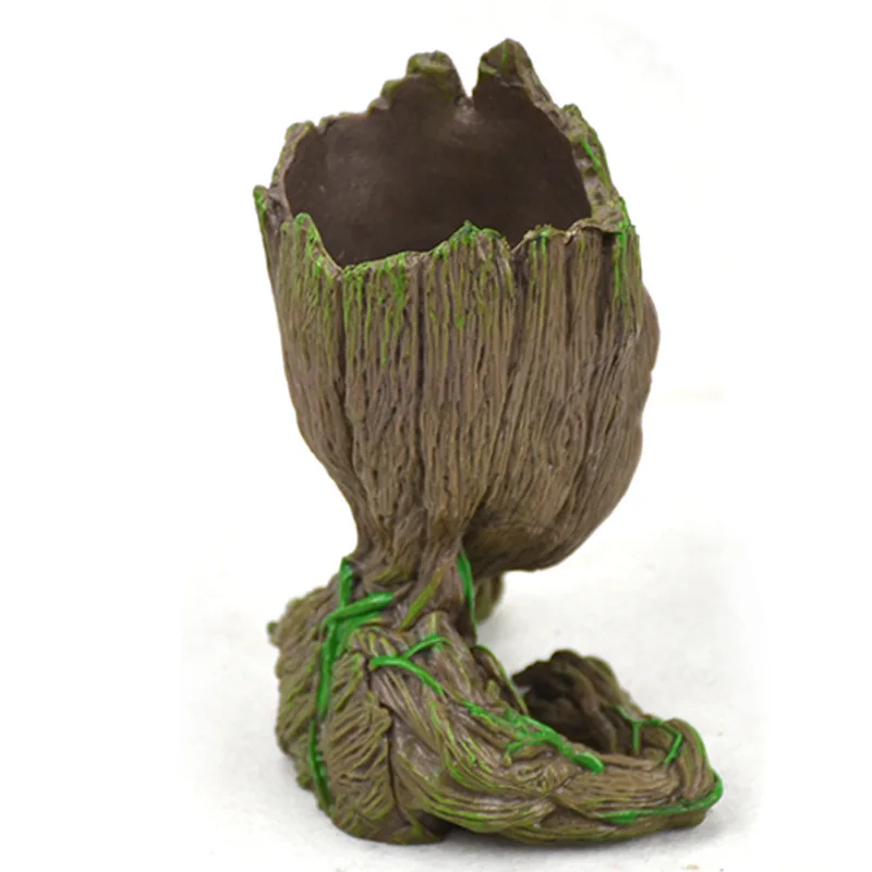 Игрушечный горшок Groot в виде героев мультфильма для детей цветочный из ПВХ модель