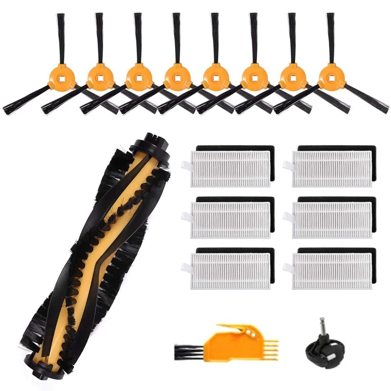 

23 шт., боковая щетка, фильтр для автомобиля ECOVACS DEEBOT 600 601 605 710 N79 N79S Запчасти для пылесоса