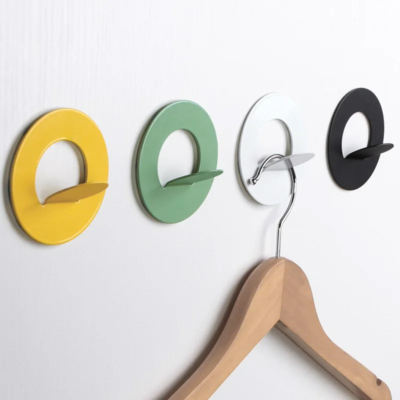 

Self-adhesive clothes bag hanger hook kitchen storage towel hook for bathroom modern wall hanger hook bath hook accessories