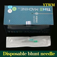 korean blunt needle disposable one ton needle mouth opener with graduated dental rinsing needle cosmetic micro filling tool
