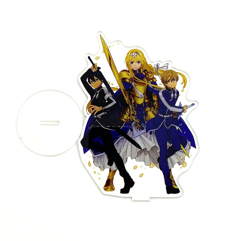 SAO Sword Art Online Alicization Kirito Eugeo Alice  anime acrylic standee figurines desk decoration cake topper