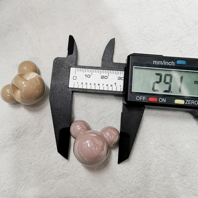 100 шт. акриловые бусины в форме мыши для изготовления украшений сделай сам 29-24-16 мм