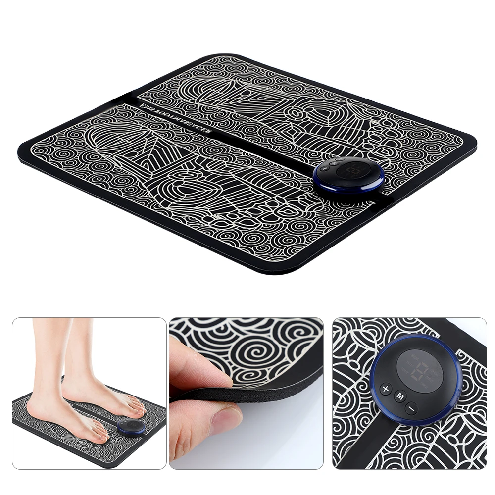 

EMS Foot Massage Mat Physiotherapy Electrical Muscle Stimulation Muscle Contraction Relax Body Blood Circulation Relieve Pain