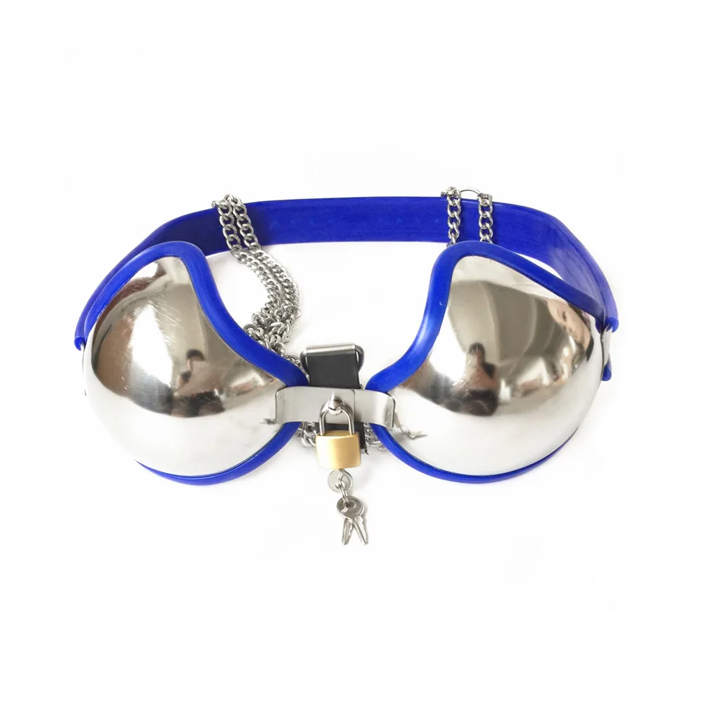 Регулируемый бюстгальтер из нержавеющей стали с замком для связывания Пояс