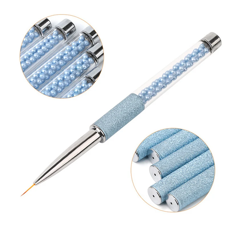 Aokitec Кисть для ногтей матовая жемчужная Ручка инструмент маникюра дизайн