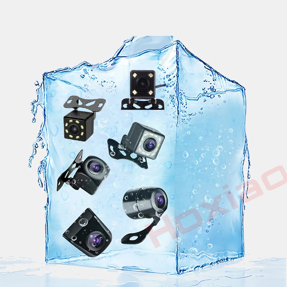 Камера заднего вида Hoxiao AHD 1080P 12V HD парковочный монитор водонепроницаемая камера светодиодный Радар 12|Камеры