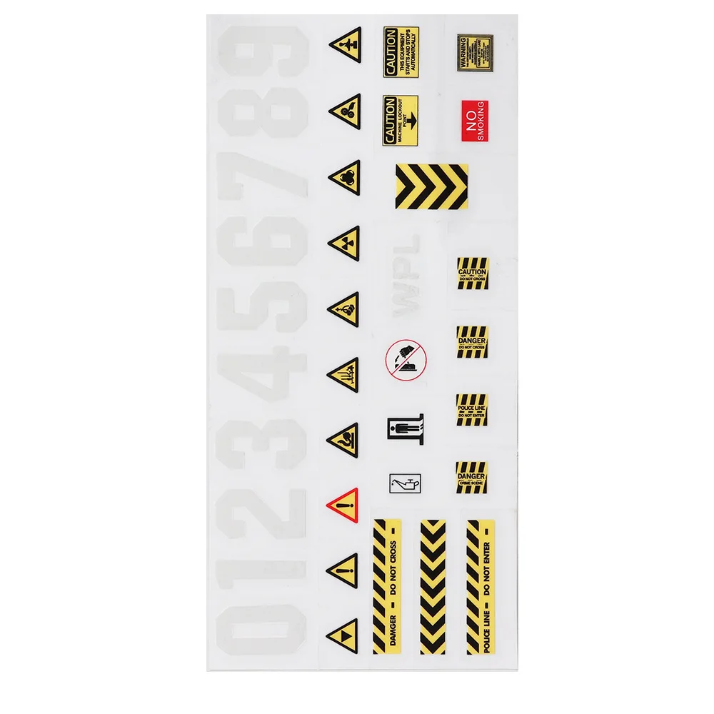 WPL sticker Металлическая Шестерня прочная передняя ось в сборе запасные части колеса двигатель мост WPL MN-90 1:16 RC военный грузовик приводной вал аксессуары Игрушка - Цвет: WPL sticker