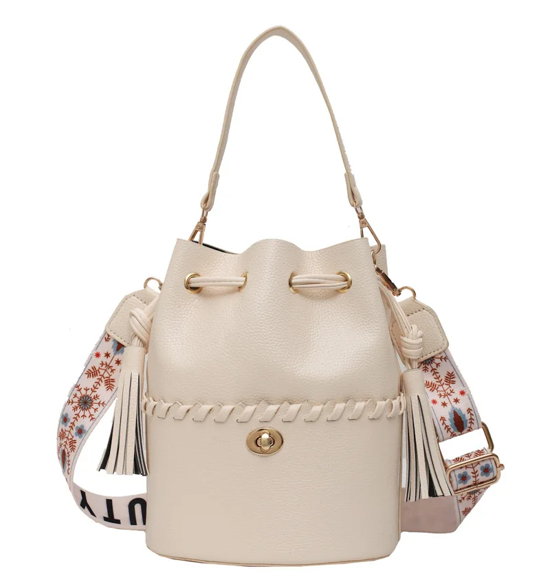 

Летняя Маленькая женская сумка, новинка 2020, модная широкополосная сумка через плечо, Универсальная Ретро сумка-мешок на одно плечо