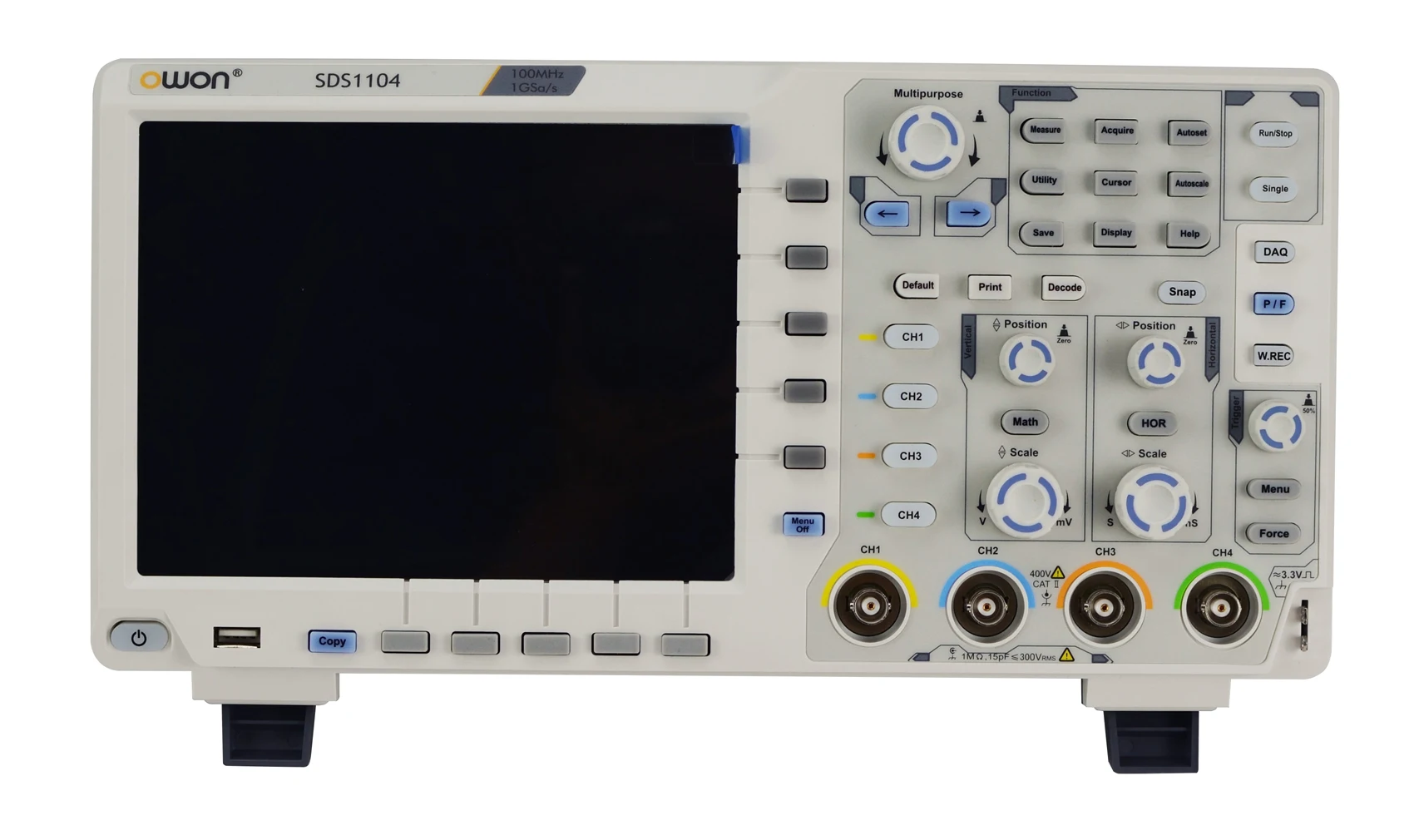Цифровой осциллограф OWON SDS1104 4 канала 100 МГц 1GSa/s низкий фоновый уровень шума