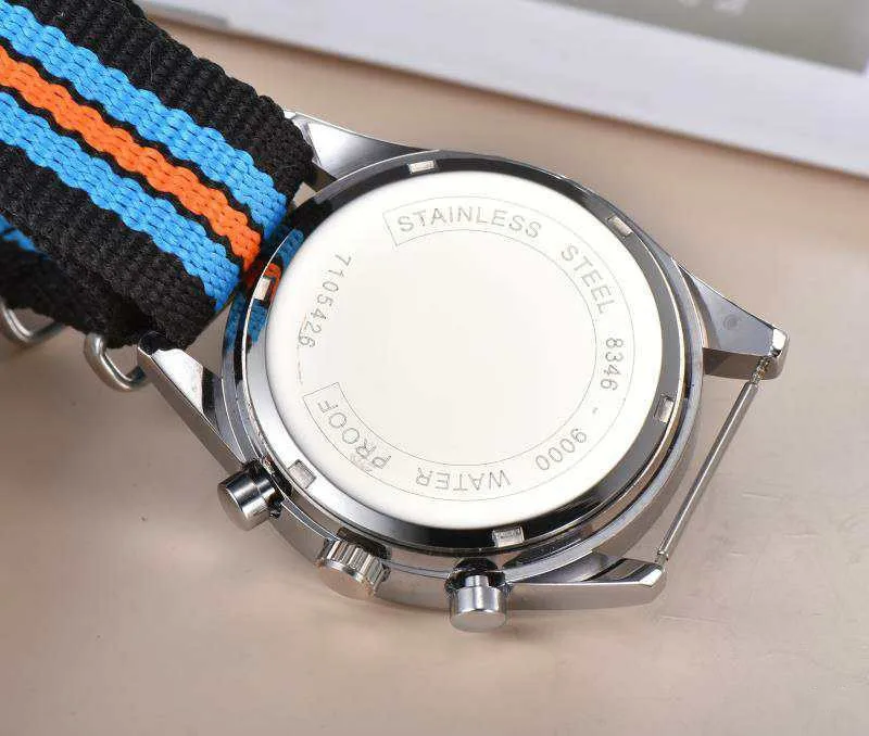 

40mm-Well-known Japanese brand watches, all-round quartz watches with rubber strap and solid steel strap aaa watch