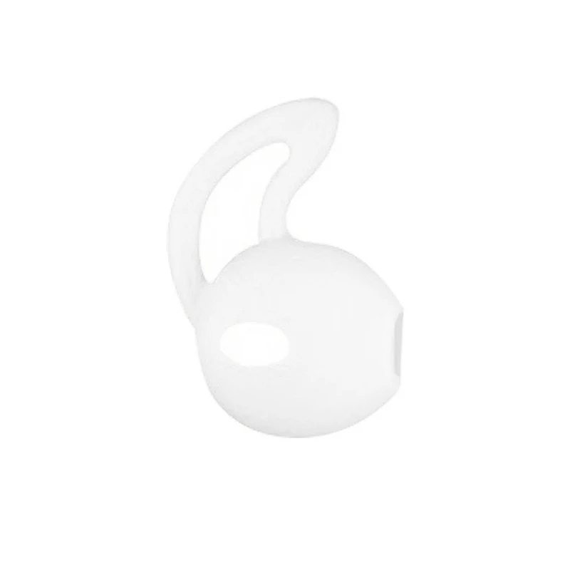 transparent Left Многоцветный для Airpods 2 Bluetooth беспроводная гарнитура Ушная крышка Нескользящие силиконовые наушники-вкладыши анти-потеря силиконовые наушники/один - Цвет: transparent Left