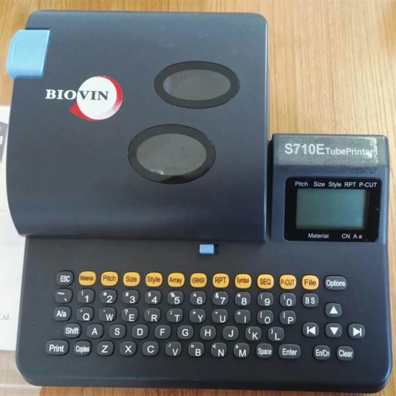 BIOVIN Новый S710E провода Маркер тюбик принтер машина обойма печатный станок
