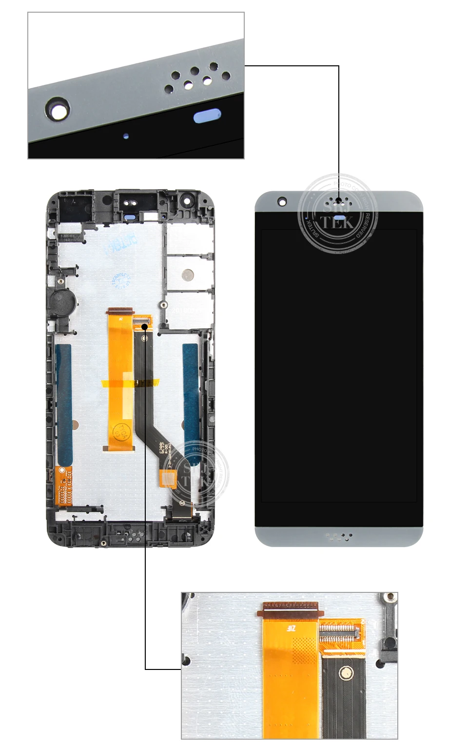 Srjtek 5,0 ''ЖК-дисплей для htc Desire 630 ЖК-дисплей сенсорный экран дигитайзер для Desire 630 D630 запасные части для ремонта ЖК-дисплея