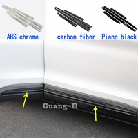 car side cover body door trim strip molding stream panel bumper bumper stick parts 4pcs for ford explorer u625 2019 2020 2021