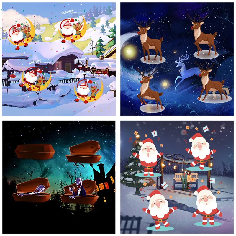 Рождественский светодиодный световой лазерный проектор водонепроницаемый IP65