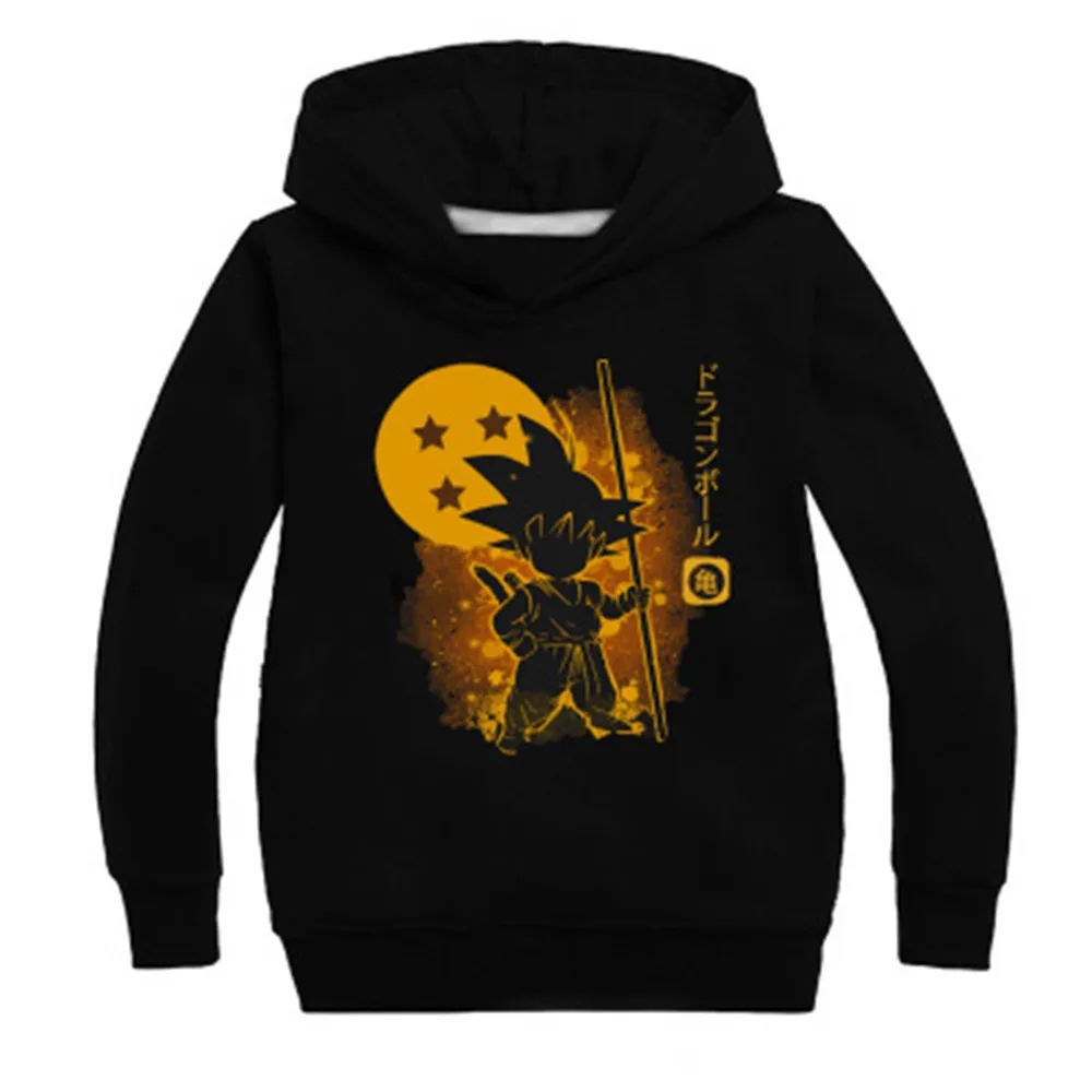 Детская толстовка с капюшоном Goku осенняя повседневная для мальчиков и девочек