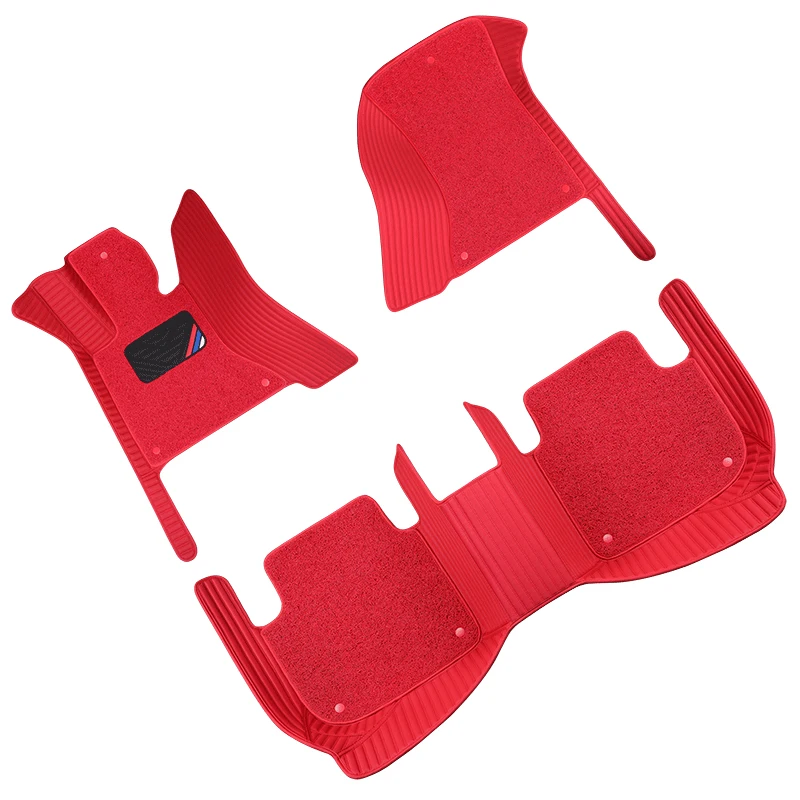 

Red Car floor mats For renault arkana megane 4 kangoo logan 2 duster logan laguna 2 espace twingo kaptur