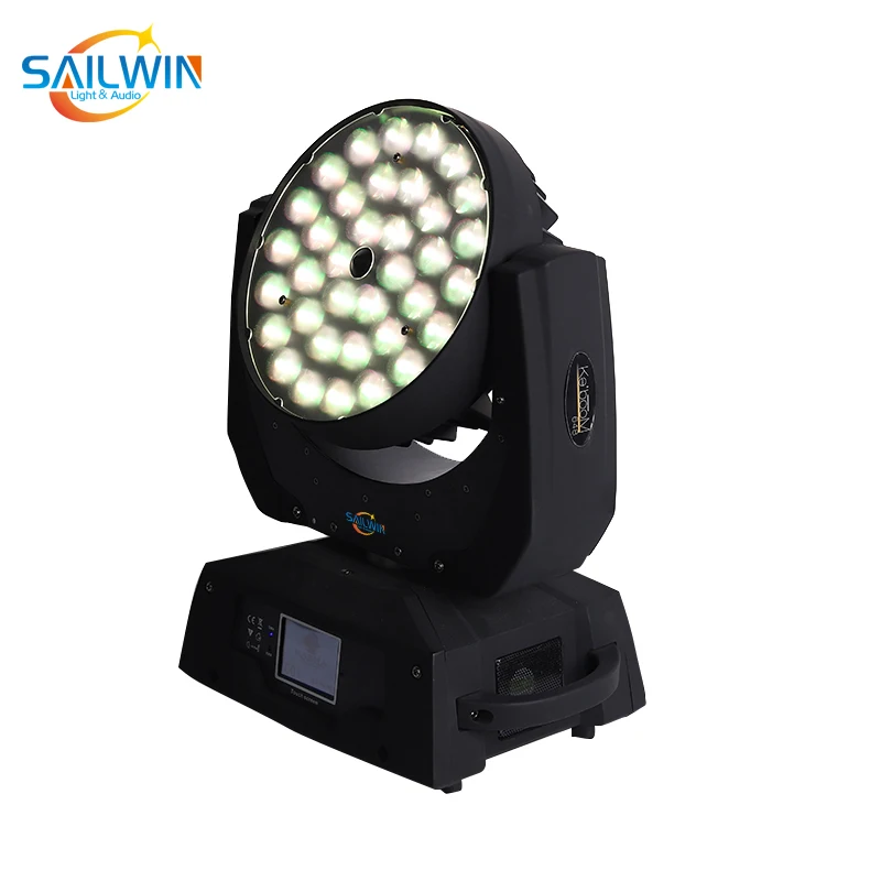 36*18 Вт 6в1 RGAW UV ZOOM СВЕТОДИОДНЫЙ светильник для мытья головы DJ светильник ing для клубного бара события с 2в1 F светильник чехол