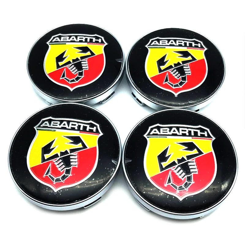 4 шт. 56 мм 60 Италия Скорпион Abarth Центральная втулка колеса автомобиля Кепки значок