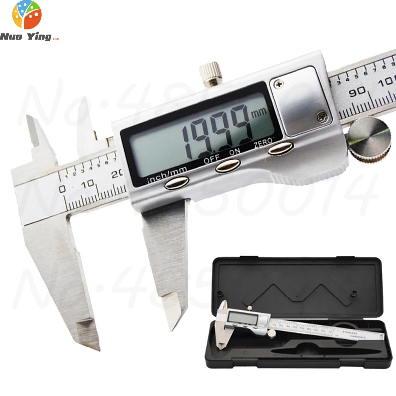 

6inch Stainless steel Electronic Vernier Caliper LCD Electronic Digital Gauge Stainless+box
