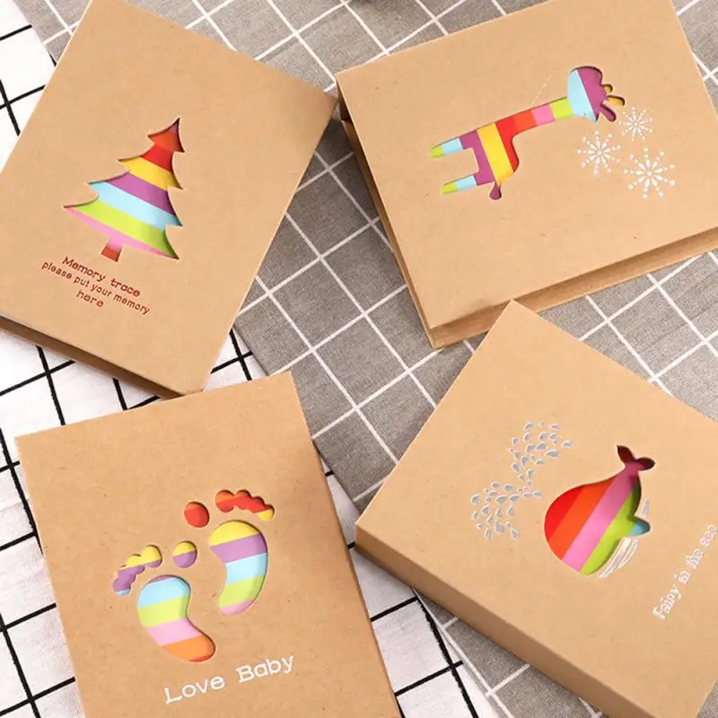 6 дюймов 100 страниц карман Interleaf Тип фотоальбом вставка семьи небольшой альбом для