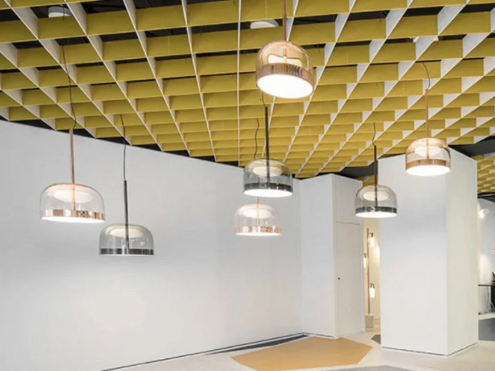 Стеклянный абажур итальянский дизайн люстра для гостиной современный