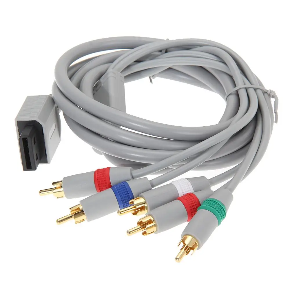 

1080P Компонентный кабель HDTV Аудио Видео AV 5RCA кабель для Nintendo Wii