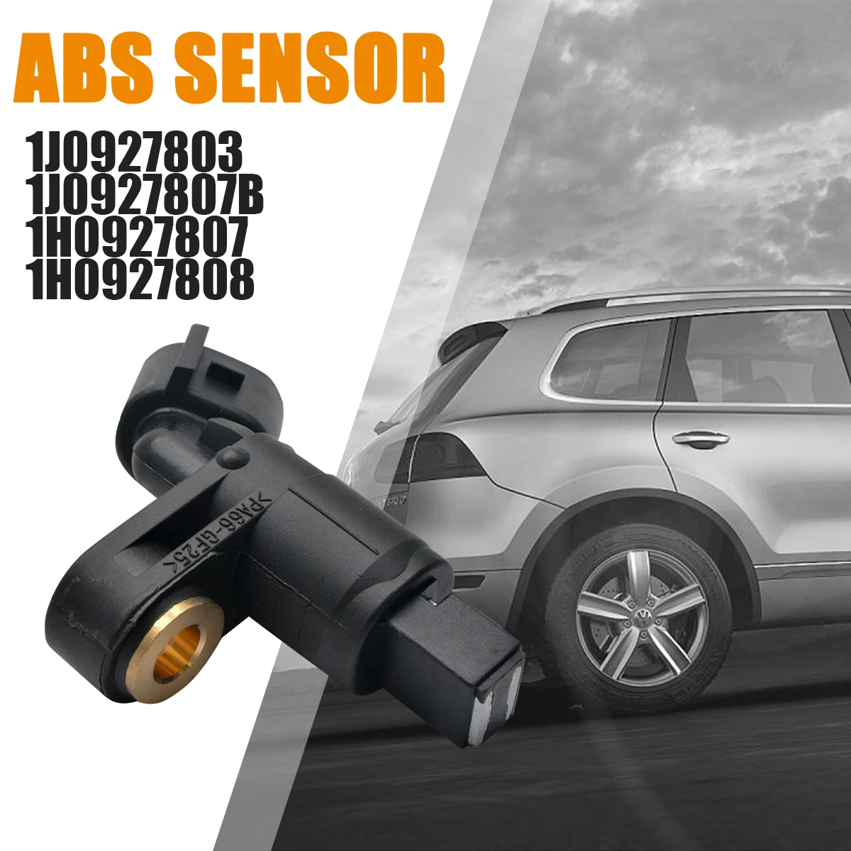 

4Pcs ABS Speed Sensor Wheel Front Tail Left Right Car Sensor Accessories For Volkswagen Audi Seat Skoda 1J0927803 1J0927804